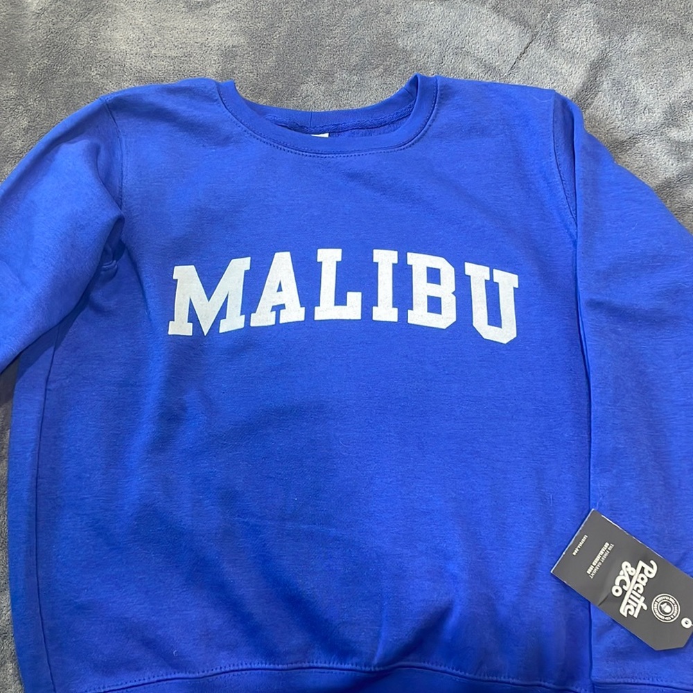 Blue Malibu sweatshirt